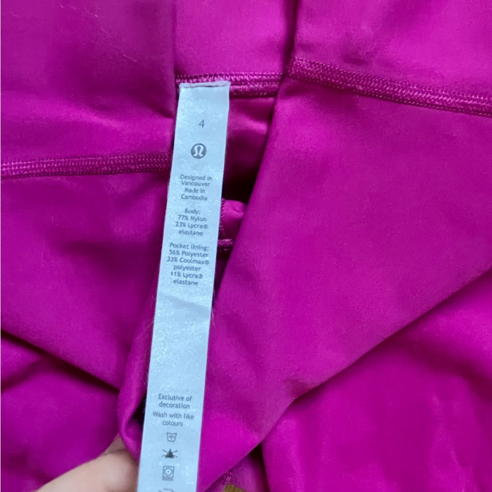 Lululemon Wunder Train Biker Shorts - Picture 2 of 5